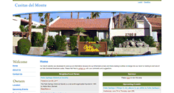 Desktop Screenshot of casitasdelmonte.com