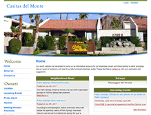 Tablet Screenshot of casitasdelmonte.com